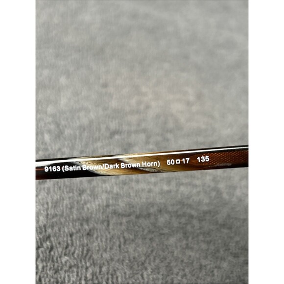 Coach Eyeglasses Frames HC5047 Evie Half Rim Satin Dark Brown 50-17-135.     G26 - Picture 7 of 9